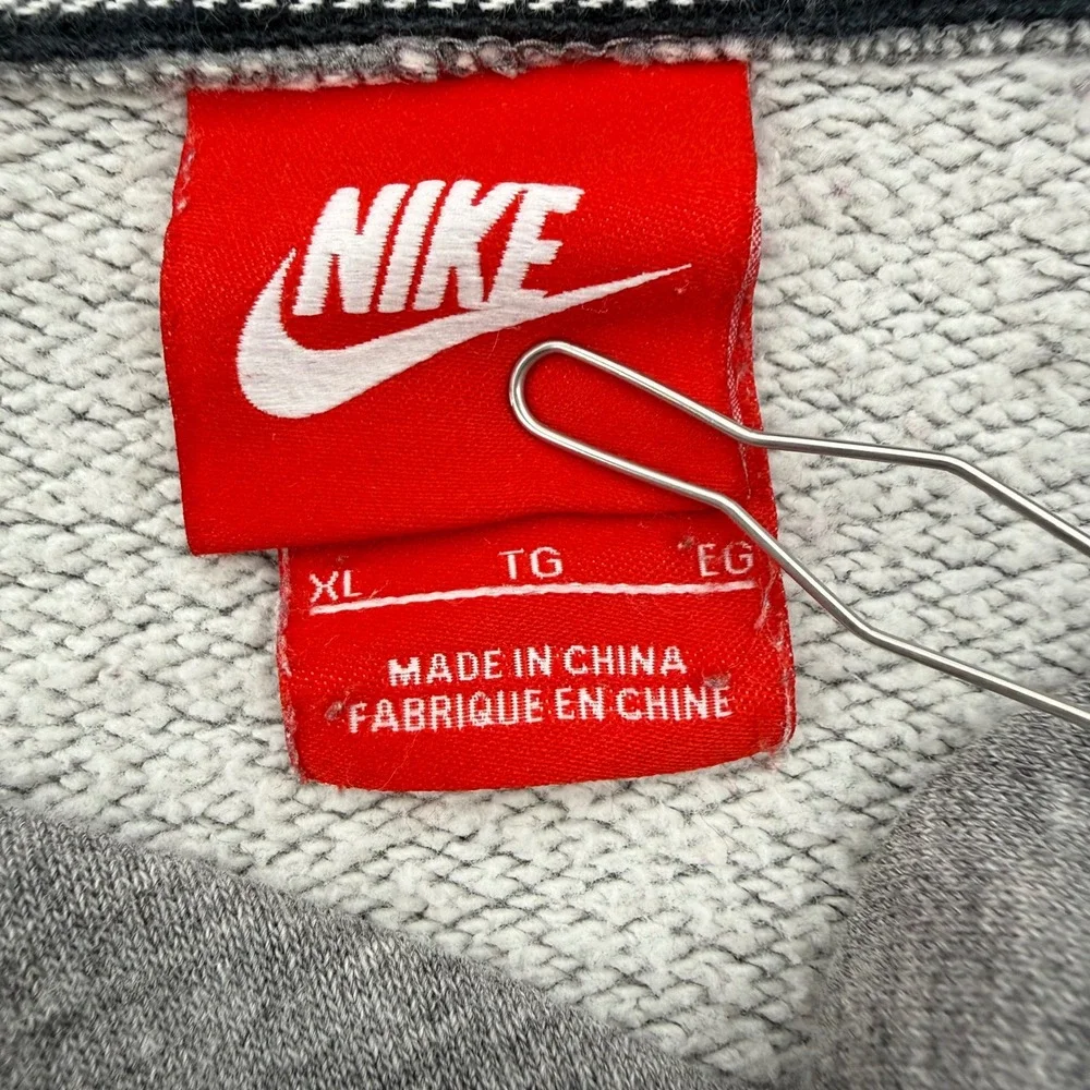 Nike Gray Cowl Neck Hoodie Pullover‎ Sweatshirt Women's XL